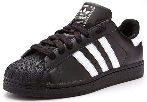 black adidas originals superstar.